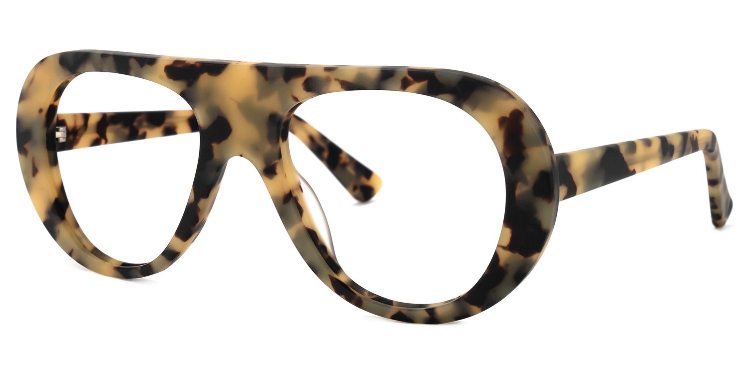 Woollery Geometric Tortoise Glasses | ZEELOOL UK1