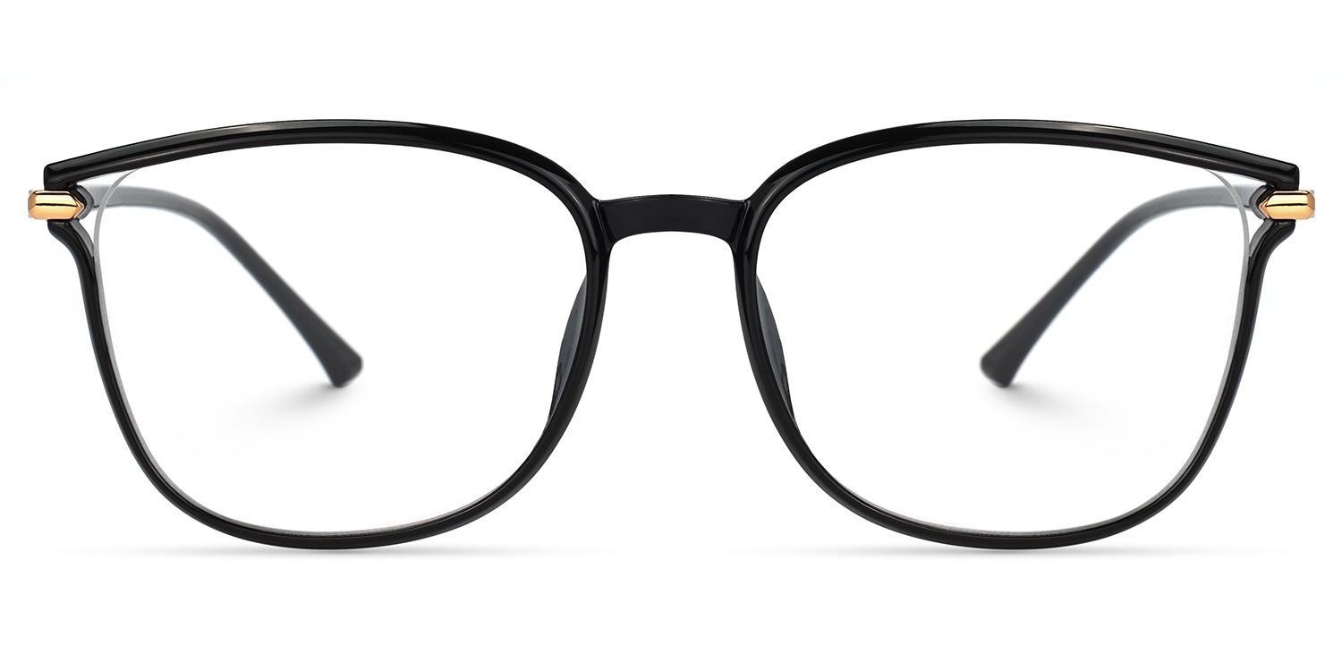 Mander Square Black Glasses | ZEELOOL UK0