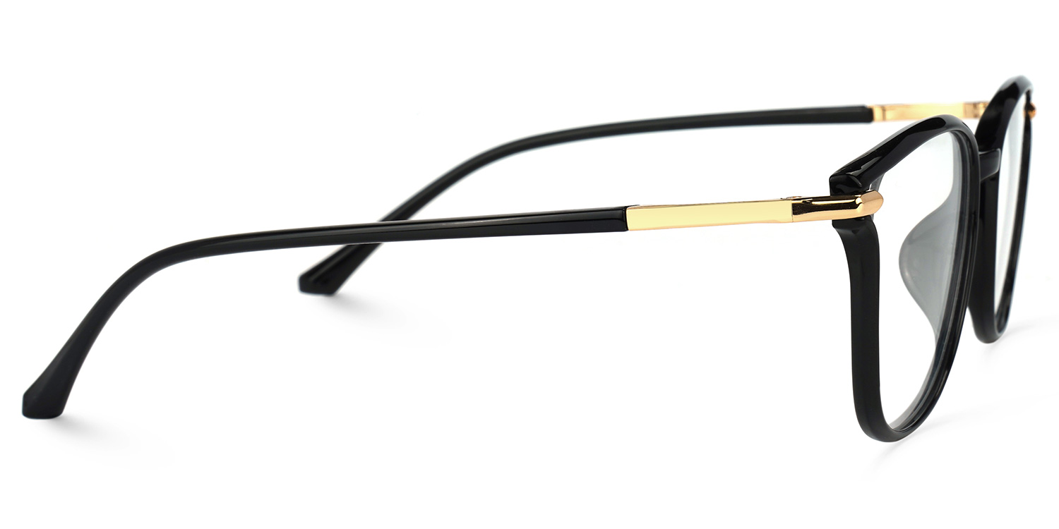 Mander Square Black Glasses | ZEELOOL UK2
