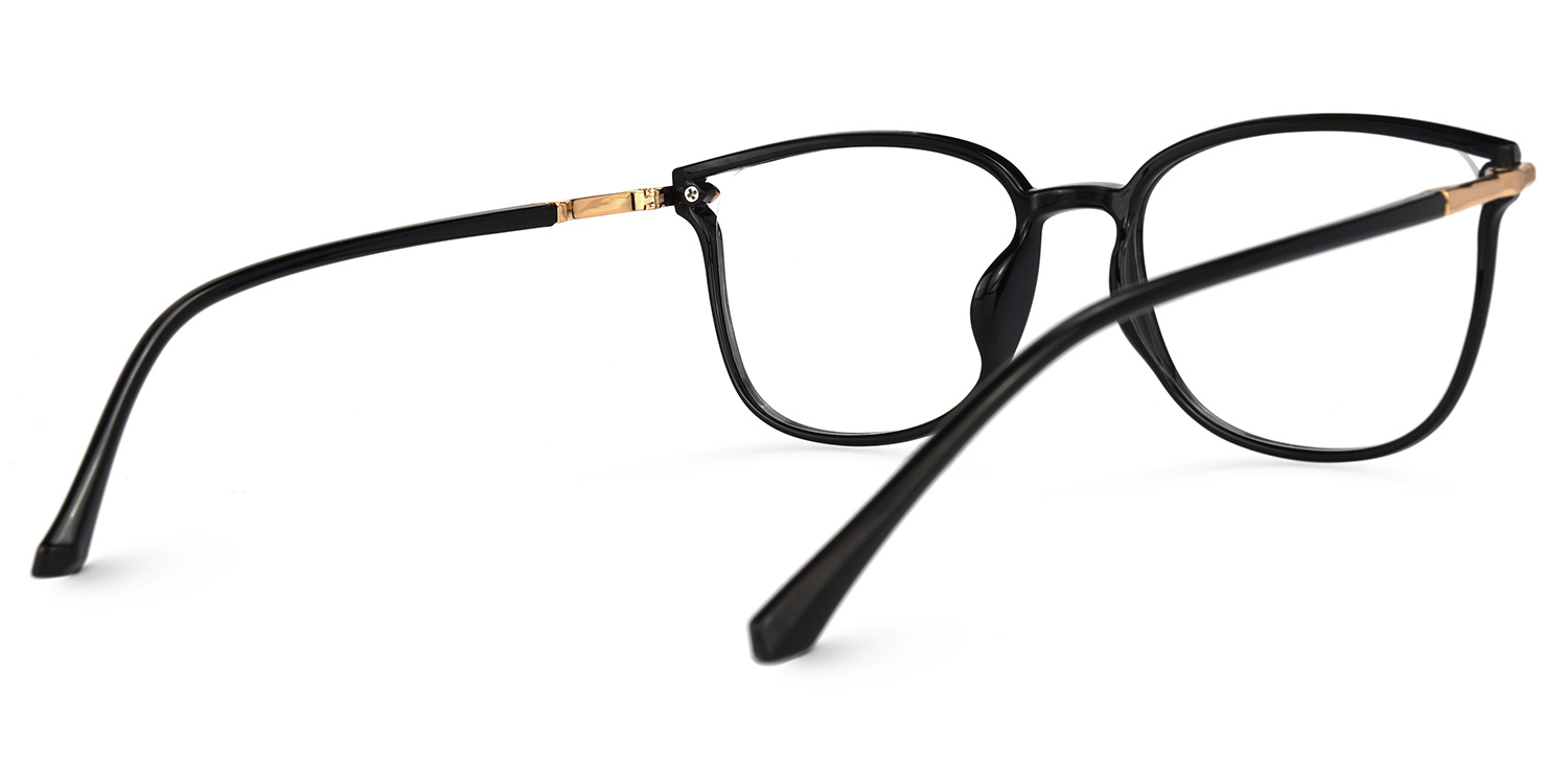 Mander Square Black Glasses | ZEELOOL UK3