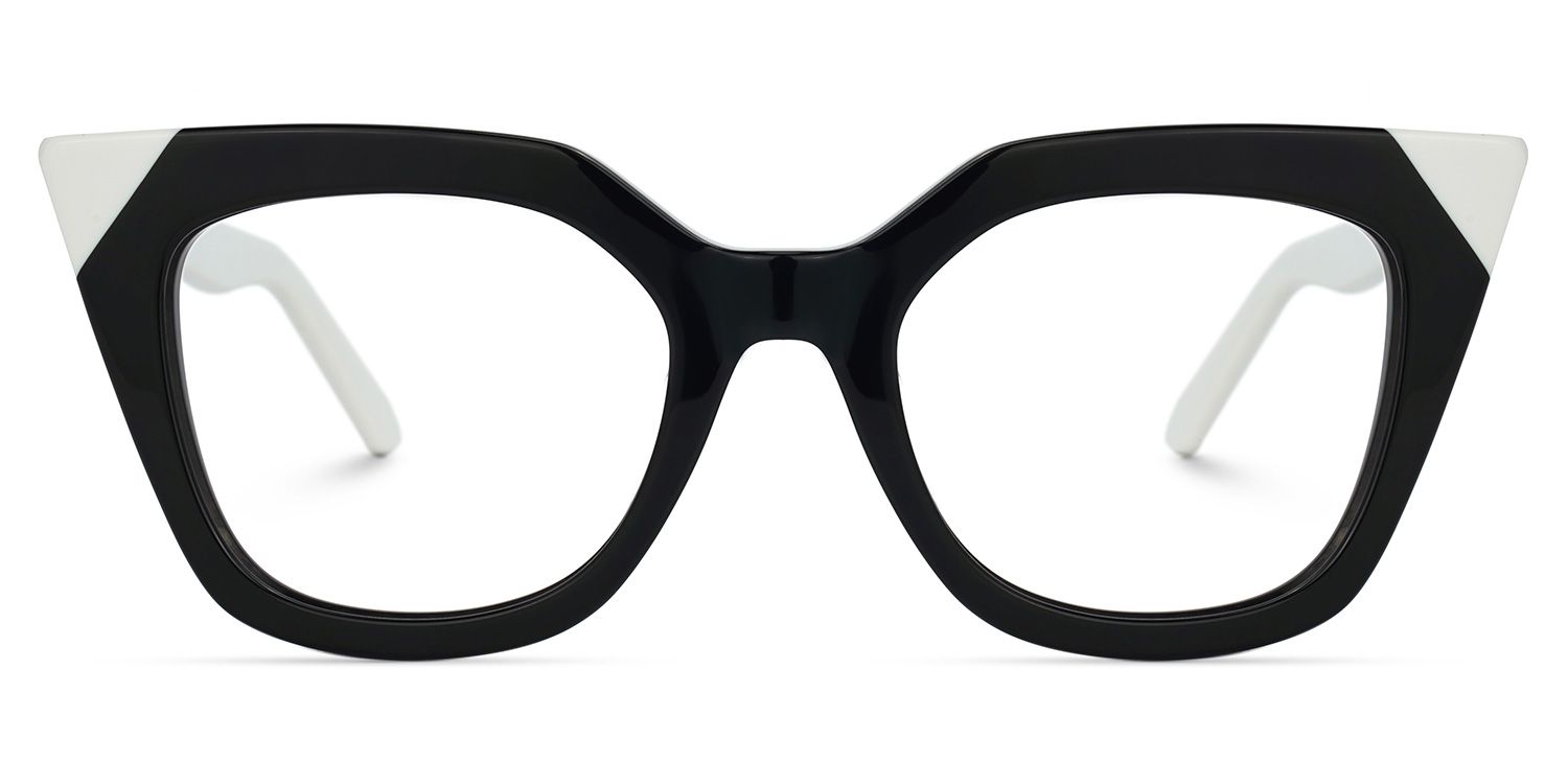 Debnath Cateye Black Glasses | ZEELOOL UK0