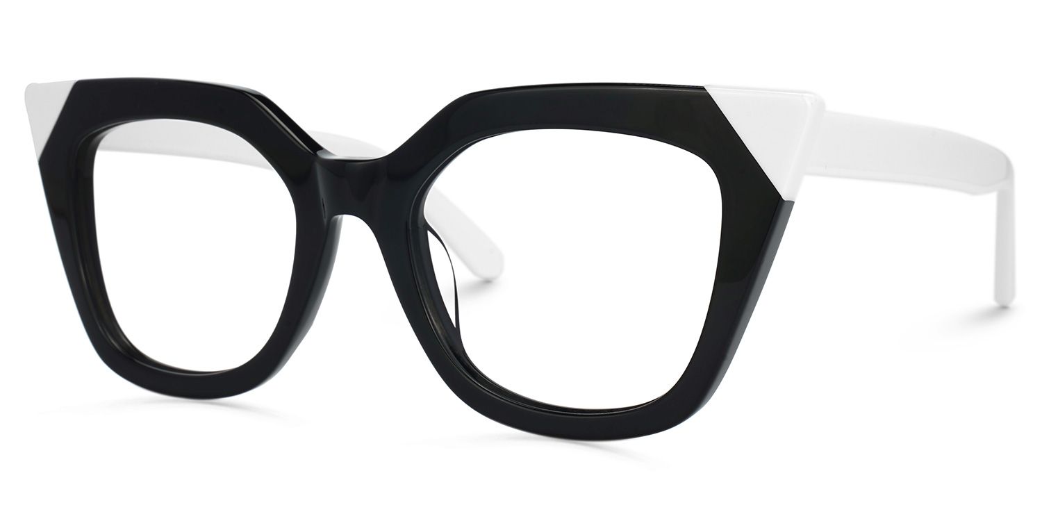 Debnath Cateye Black Glasses | ZEELOOL UK1