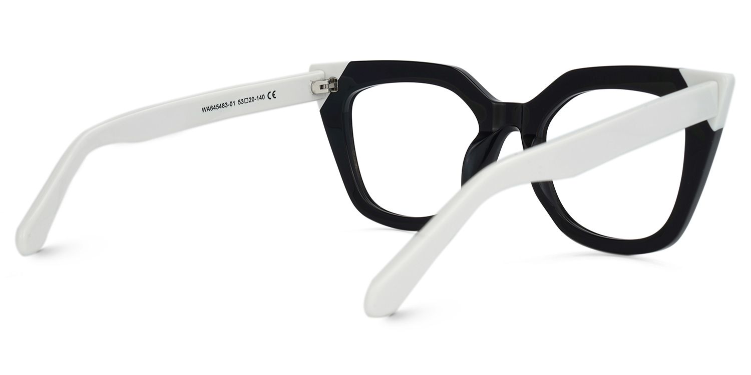 Debnath Cateye Black Glasses | ZEELOOL UK3