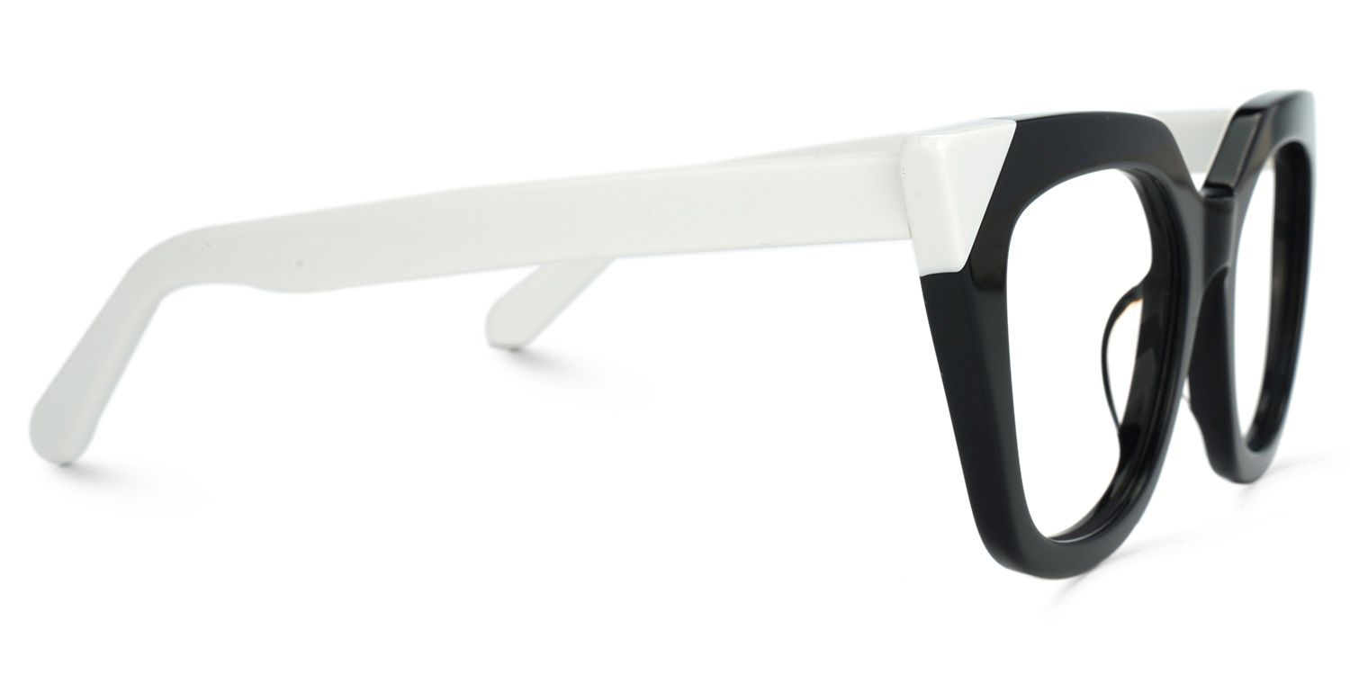 Debnath Cateye Black Glasses | ZEELOOL UK2