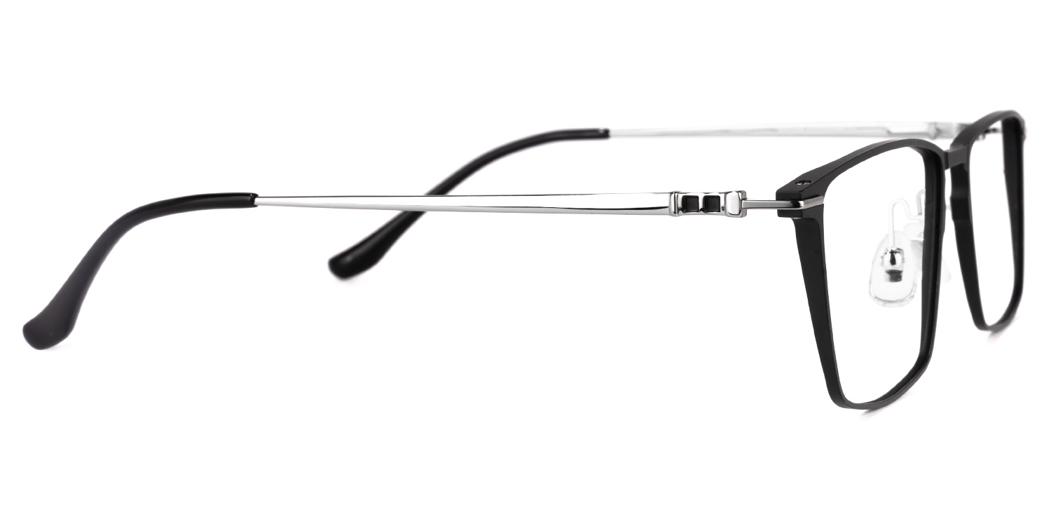 Chiru Square Black Glasses | ZEELOOL UK2