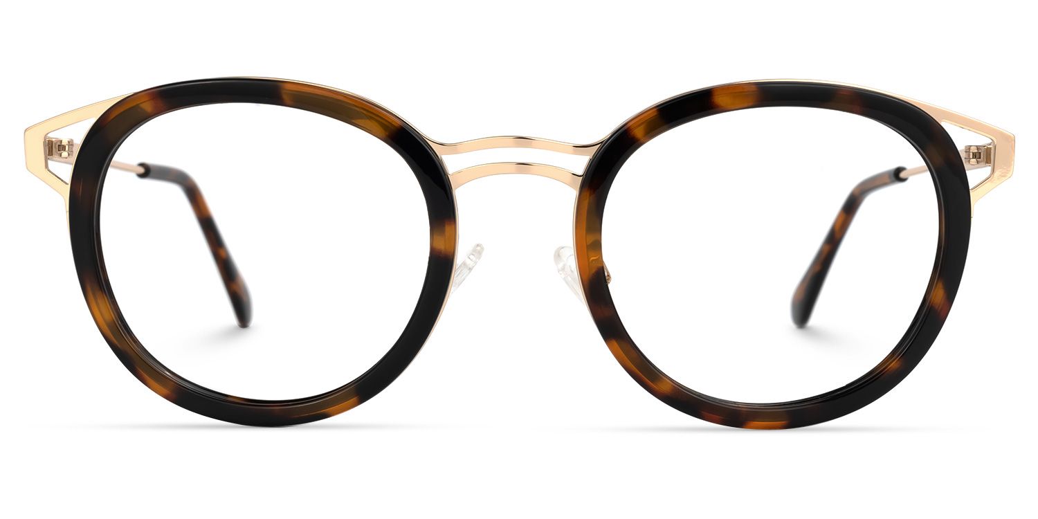 Nakesha Round Tortoise Glasses | ZEELOOL UK0