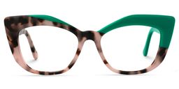 Misha Cateye Pink-Tortoise Glasses0