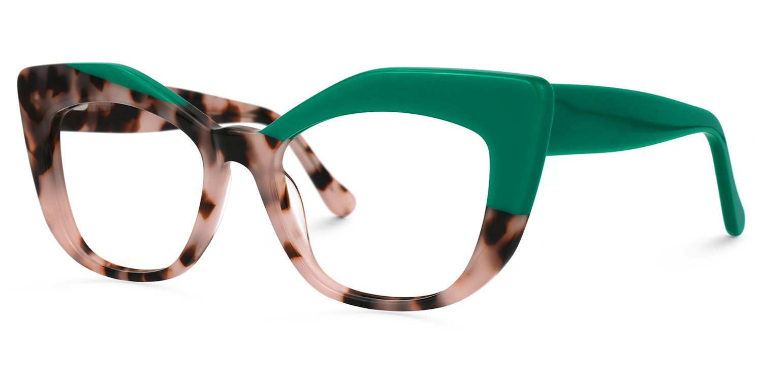 Misha Cateye Pink-Tortoise Glasses | ZEELOOL UK1