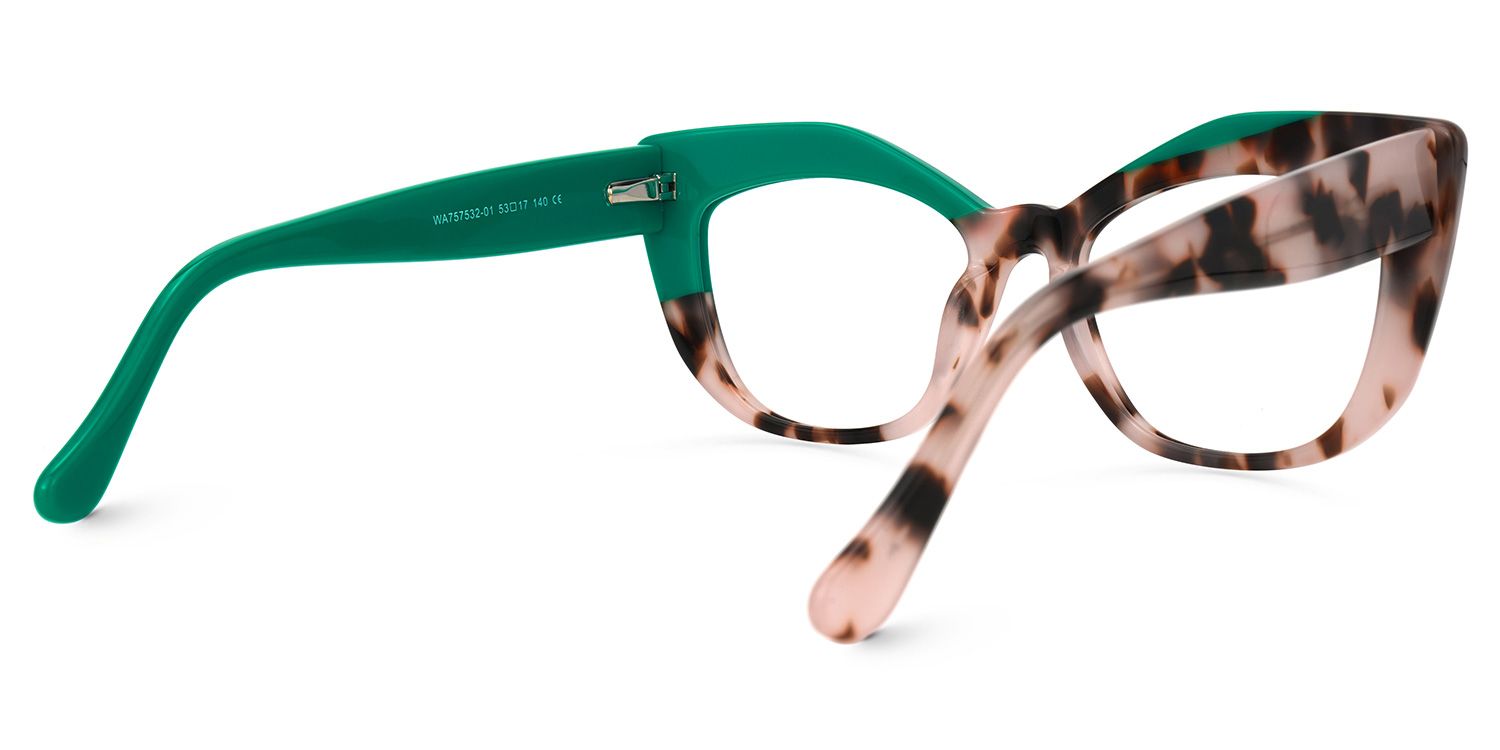 Misha Cateye Pink-Tortoise Glasses | ZEELOOL UK3