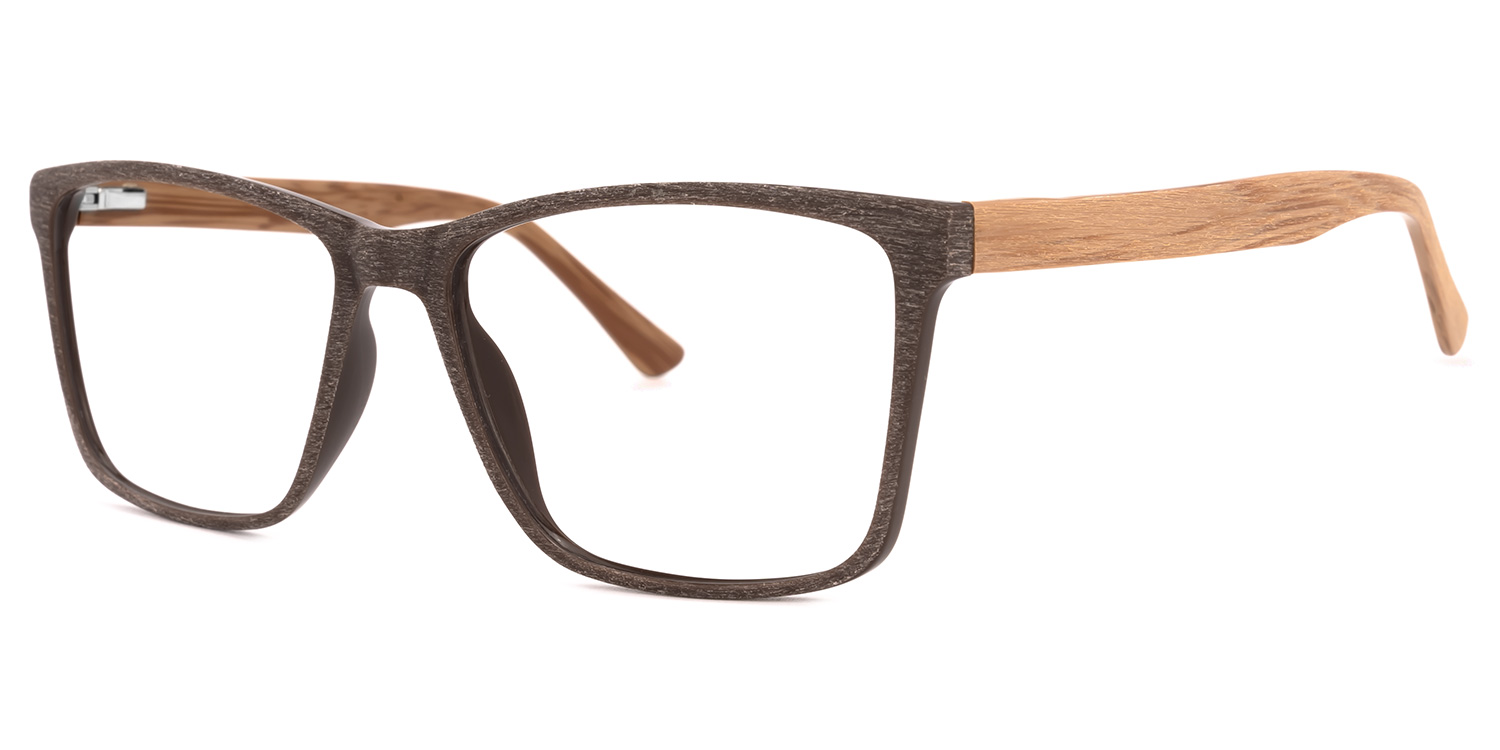 Nahomi Square Brown Glasses | ZEELOOL UK1