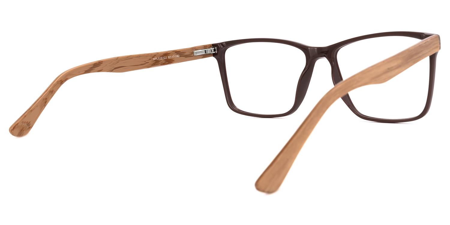 Nahomi Square Brown Glasses | ZEELOOL UK3