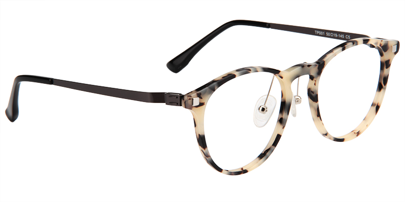 MaryKay Round Black-Silver Glasses | ZEELOOL UK4