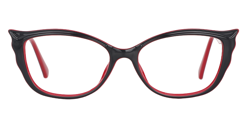 Angel's Wing Black Glasses | ZEELOOL UK0