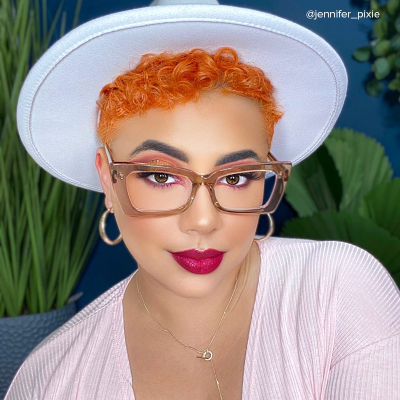 ZEELOOL Newell Rectangle Brown Glasses