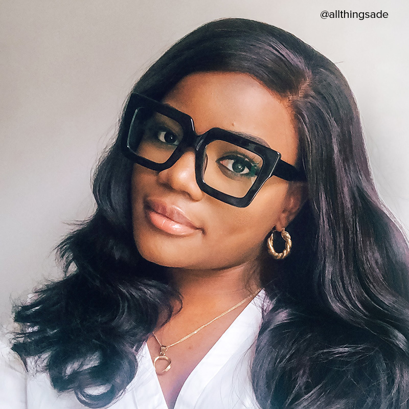 Brandon Square Black Glasses8