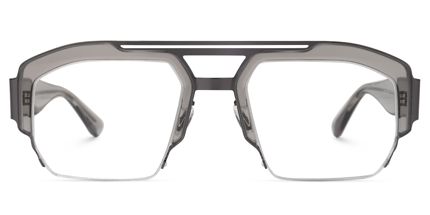 Curtis Aviator Gray Glasses | ZEELOOL UK0