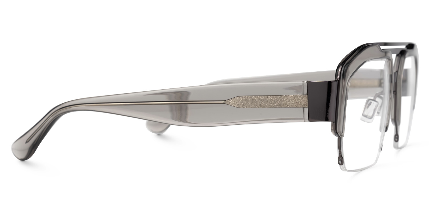 Curtis Aviator Gray Glasses | ZEELOOL UK1