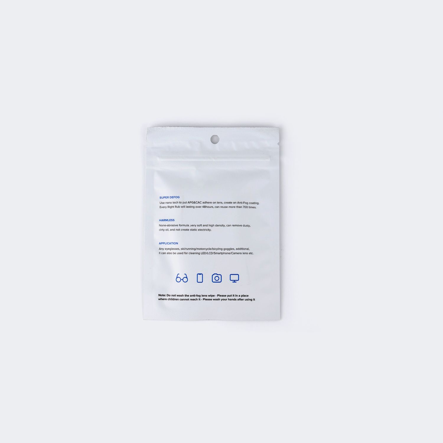 Anti-fog Lens Cleaning Wipes  | ZEELOOL UK1