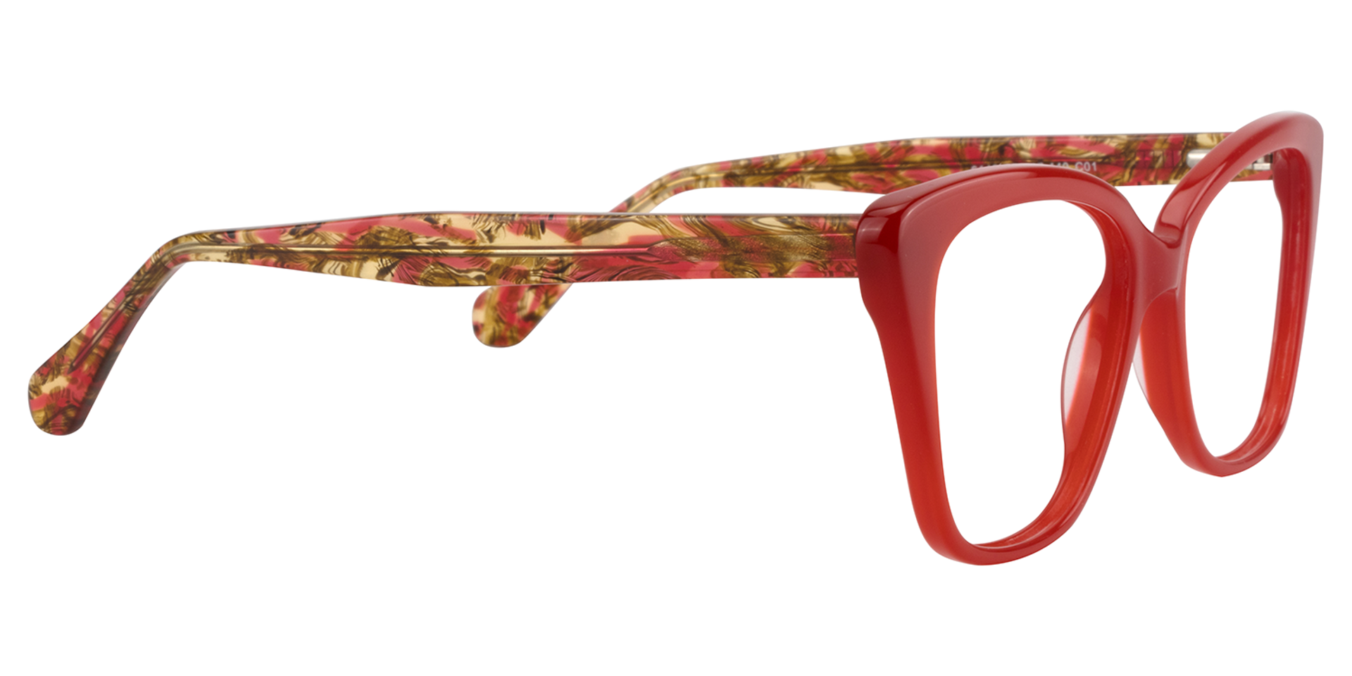 Square Red Glasses | ZEELOOL UK4