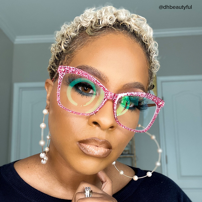 ZEELOOL Isaebella Butterfly Bright-Pink Glasses