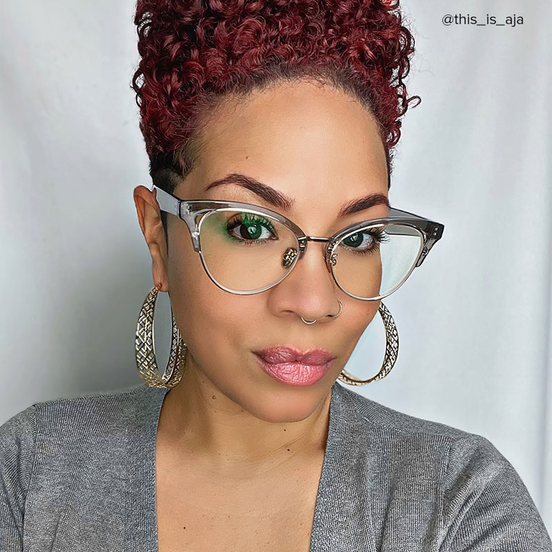 Charlene Browline Gray Glasses4