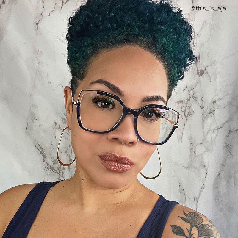 Tuyen Square Blue-Tortoise Glasses | ZEELOOL UK6
