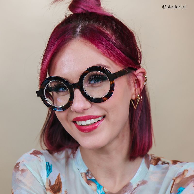 Round Yellow Tortoise Glasses | ZEELOOL UK5