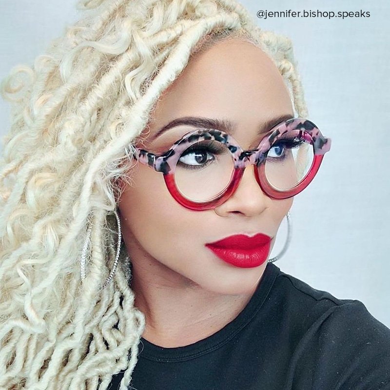 Calhoun Round Two-Tone Frame Glasses | ZEELOOL UK6