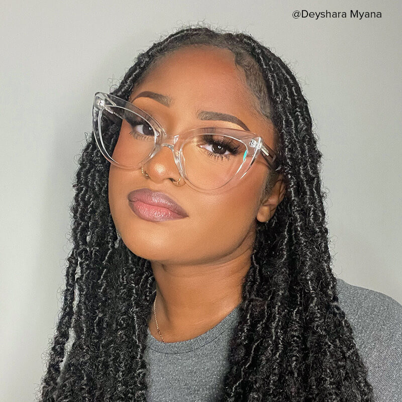 Claudette Cat Eye Crystal Glasses6