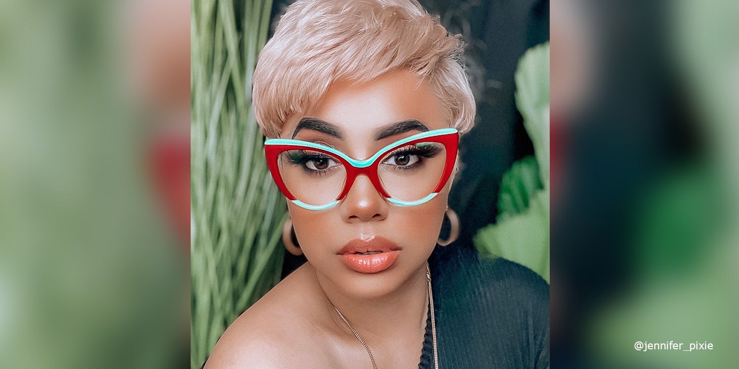 Claudette Cat Eye Burgundy Glasses | ZEELOOL UK2