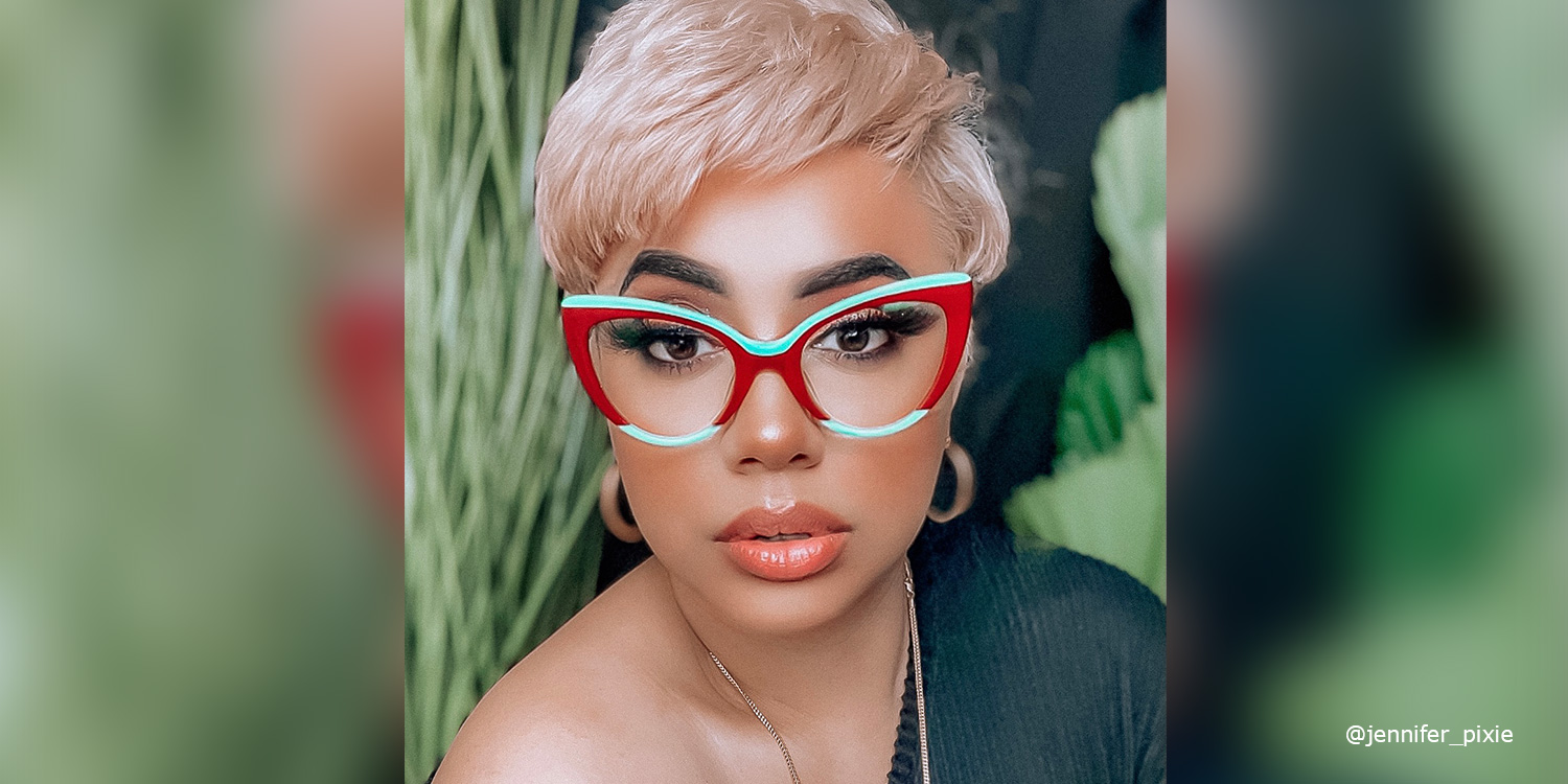 Claudette Cat Eye Burgundy Glasses | ZEELOOL UK2