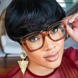 Qatar Square Beige Glasses8