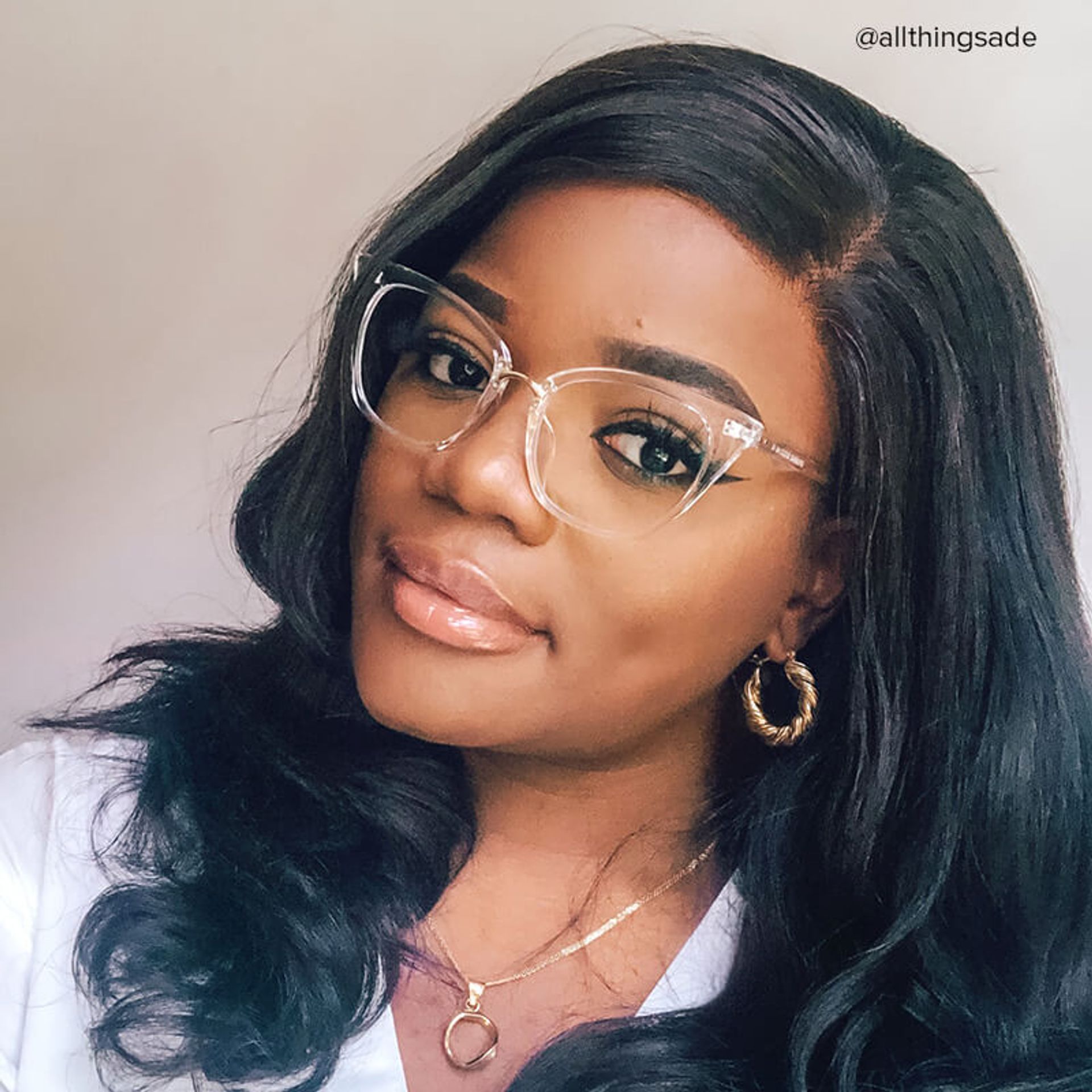 Chandrikar Cat Eye Clear Frame Glasses | ZEELOOL UK6