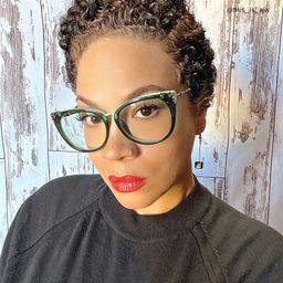 Dalton Dark-Green Cat eye Glasses8