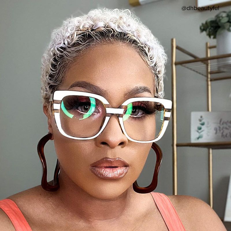 Brenda Square Light-Tortoise Glasses | ZEELOOL UK6