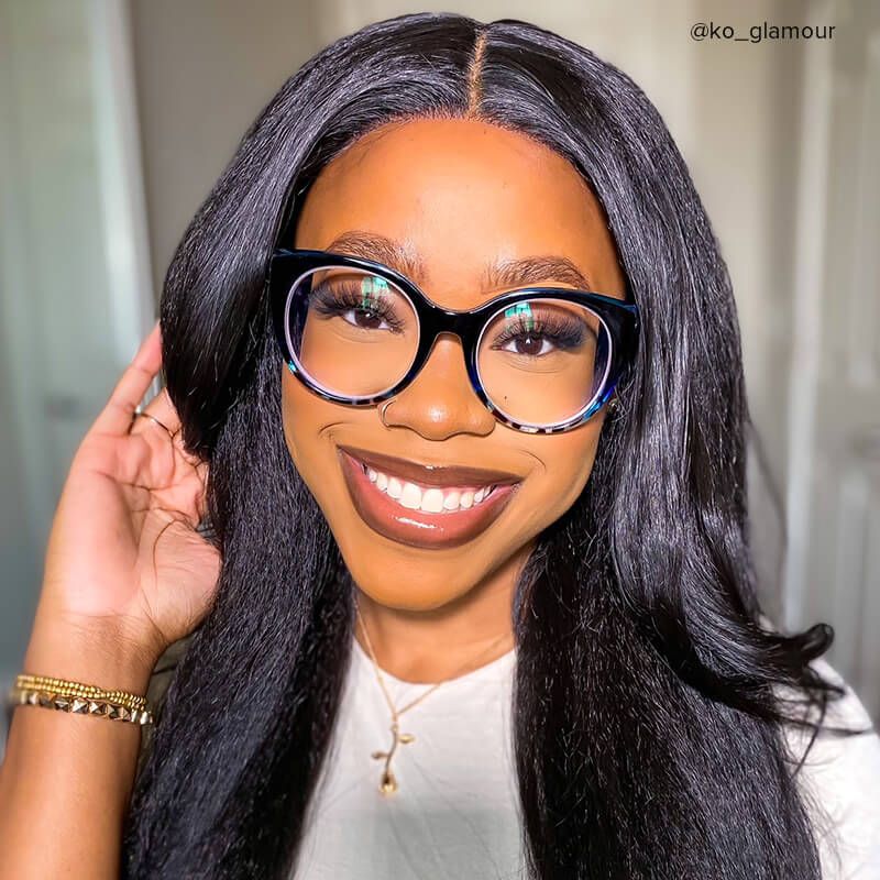 Migdalia Cateye Dark-Blue Glasses | ZEELOOL UK5