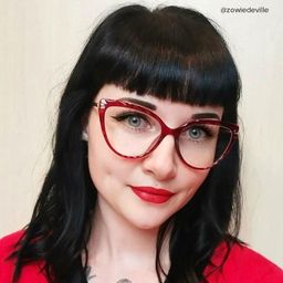 Lucas Red Cat eye Glasses5