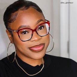 Lamar Red Butterfly Glasses8