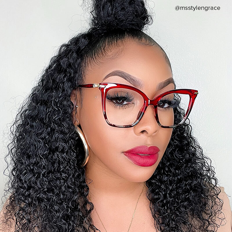 Lamar Butterfly Red Glasses10