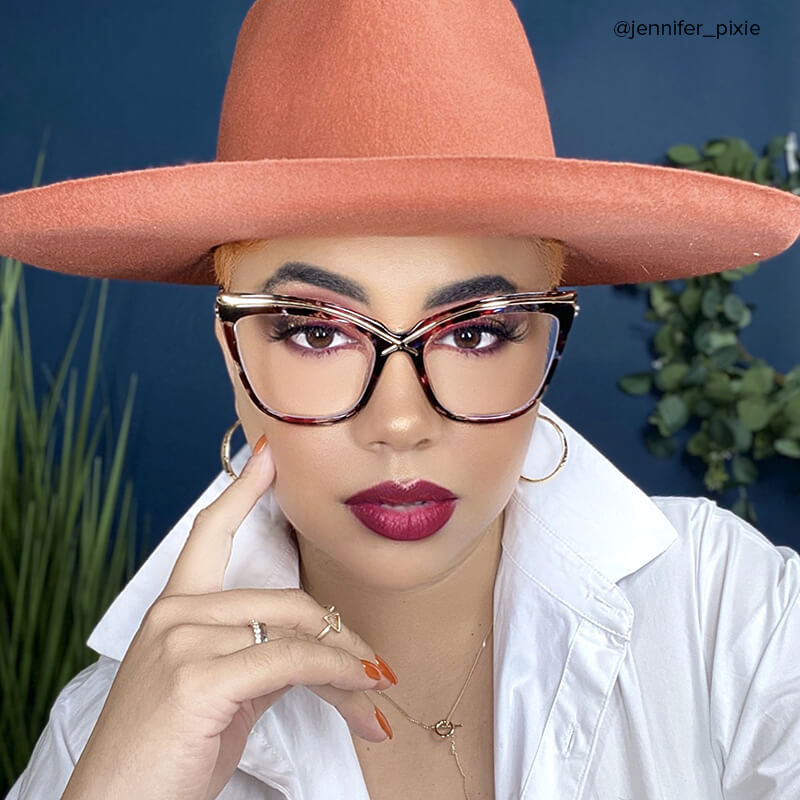Winston Butterfly Floral Frame Eyeglasses | ZEELOOL UK9