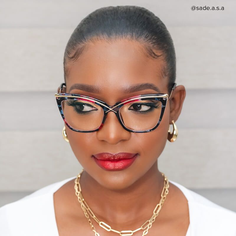Winston Butterfly Floral Frame Eyeglasses | Zeelool5