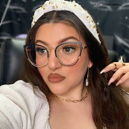 Harvey Cateye Black Glasses5