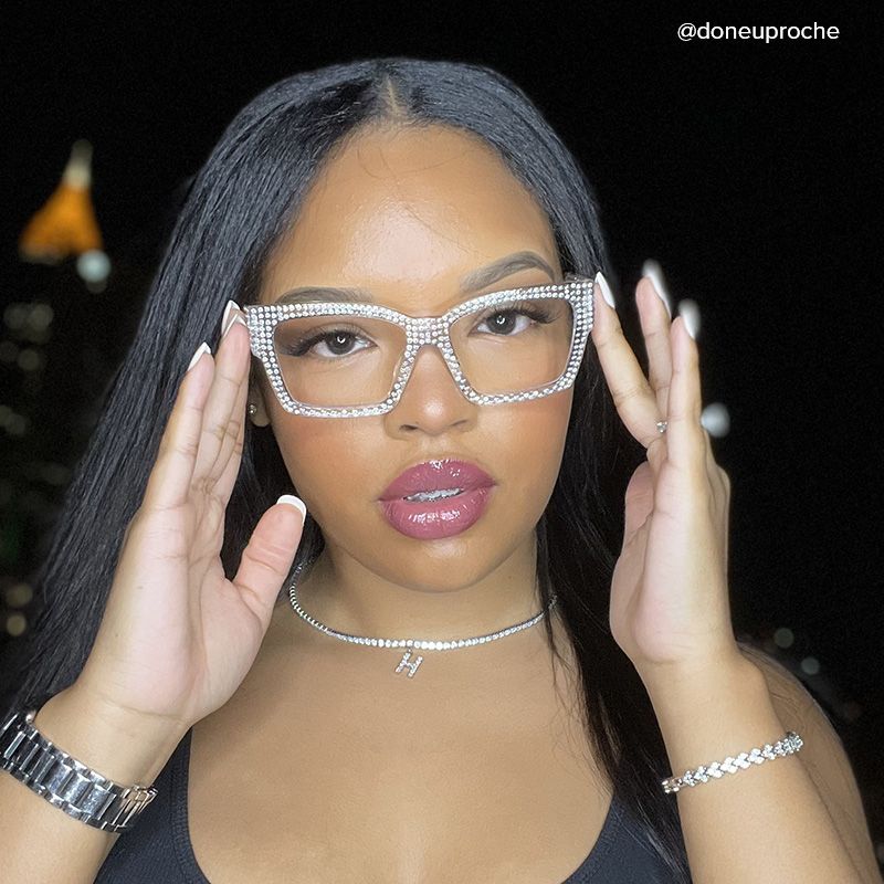 Drayton Square Clear Glasses | ZEELOOL UK7