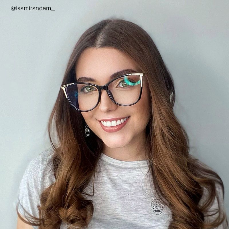 Yomary Black Cateye Frame Glasses | Zeelool Optical8