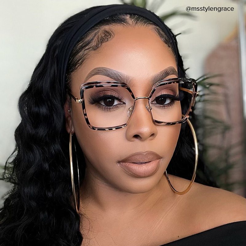 Cordaro Square Clear Tortoise Shell Glasses9