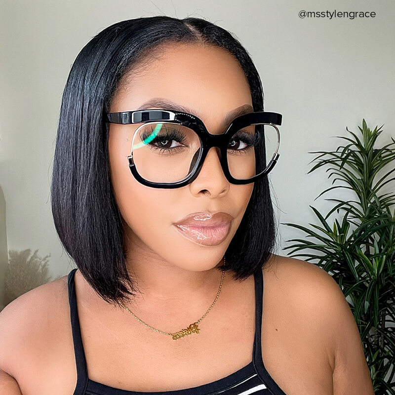 Darice Round Black Glasses8