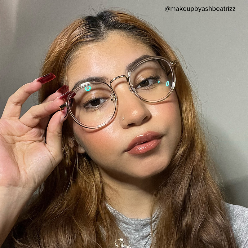 Yahya Round Gold-Crystal Glasses8