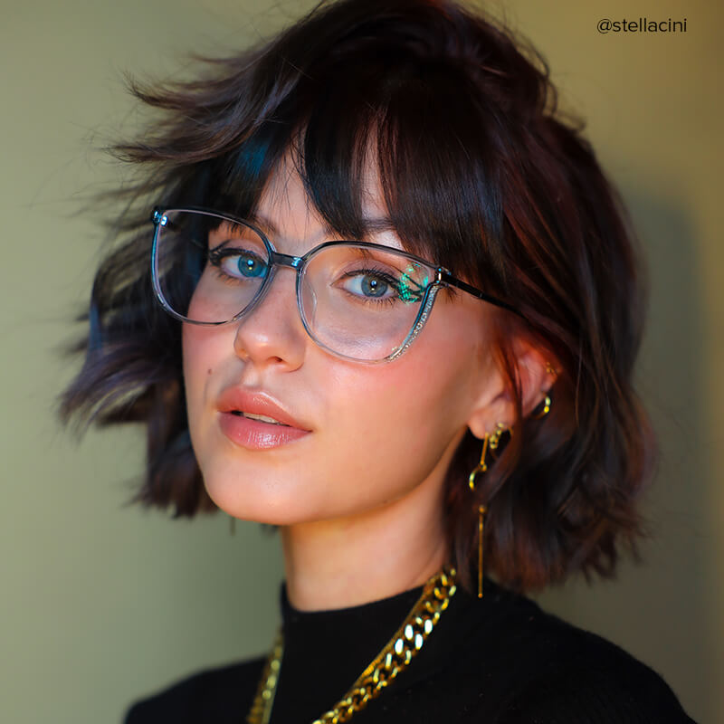 ZEELOOL Rodz Square Green Glasses