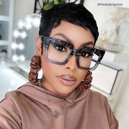 Brandon Square Gray Glasses5