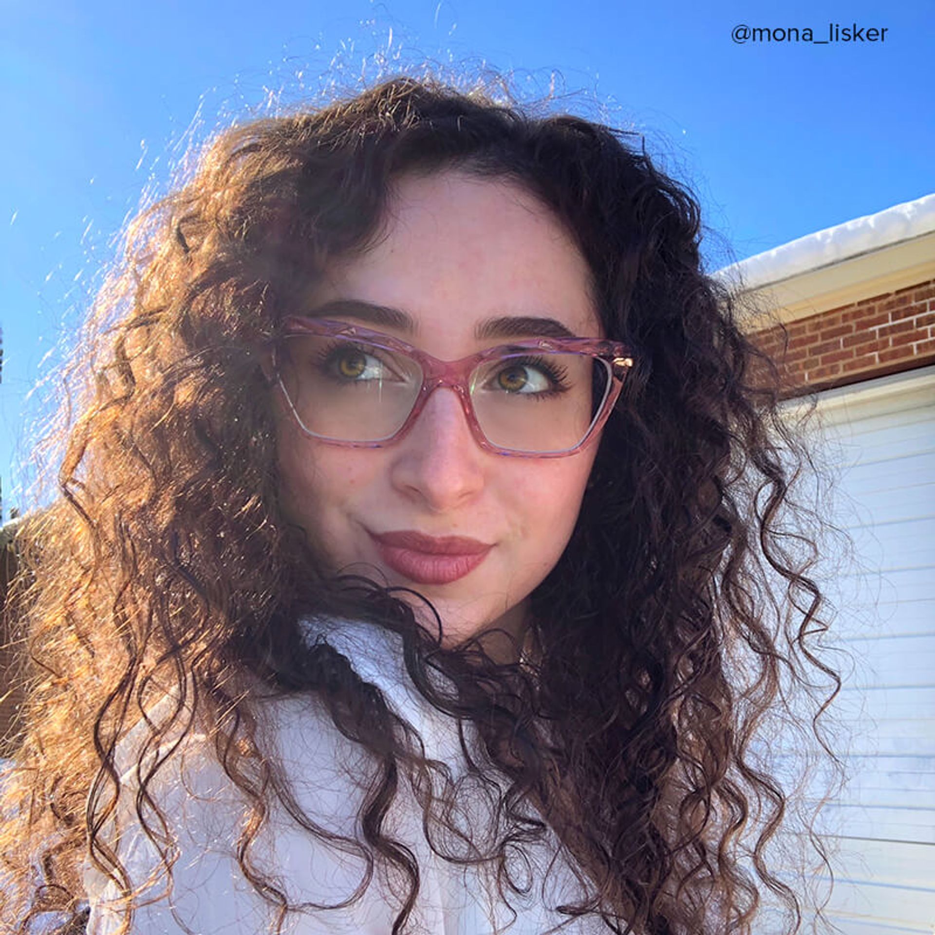 Juliet Pink Cat-eye Frame Glasses for Women | ZEELOOL UK6